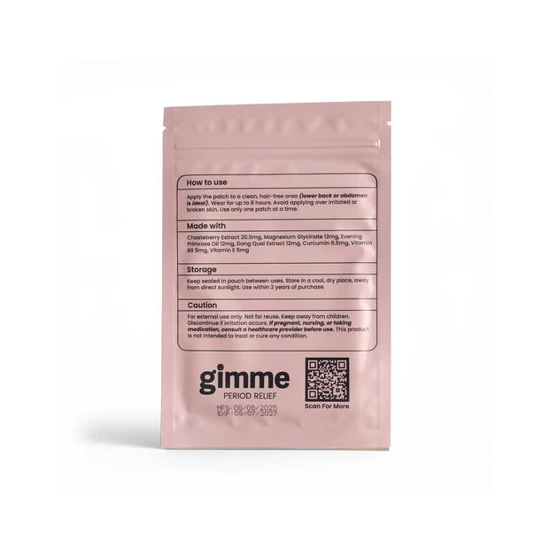 Period Relief Patches